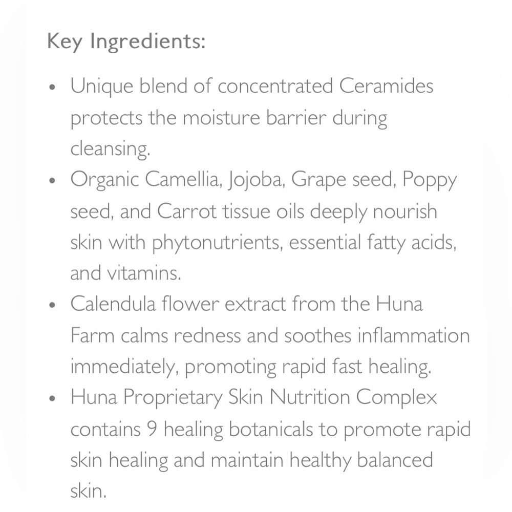NWT Huna Calendula Phyto-Ceramide Cleansing Oil - Picture 14 of 16